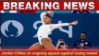 Jordan Chiles on ongoing appeal against losing medal quotI can only control what my truth news today [upl. by Haidabez]