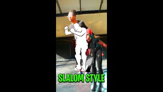 Slalom Style Emote Fortnite Emote Showcase [upl. by Erlinna]