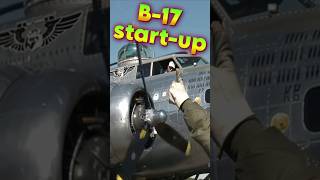 The Mighty Fortress  B17 Startup Engine Sounds shorts aviation [upl. by Spark]