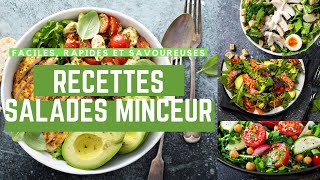 7 succulentes RECETTES de SALADES MINCEUR  Simples et rapides 🥗🔥 [upl. by Panaggio816]