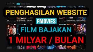 Penghasilan website film bajakan terbesar di dunia TERNYATA lebih dari 1 milyar perbulan [upl. by Enomahs]