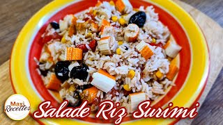 Salade de Riz au Surimi Recette Facile et Rapide [upl. by Kariv290]