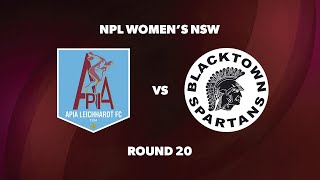 NPL Womens NSW Round 20 APIA Leichhardt FC v Blacktown Spartans FC [upl. by Irb]