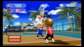 Wii Sports Resort Basketball 10 Dunks in 1 Game  Level 2500 [upl. by Dnumyar]