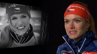 Tschechin Gabriela Koukalova sorgt für Biathlon Euphorie [upl. by Ecnerat]