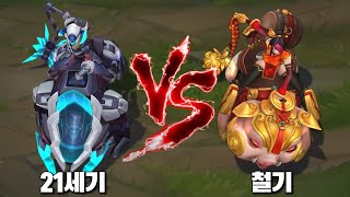 프로젝트 세주아니 VS 불꽃놀이 세주아니 롤 스킨 비교 PROJECT Sejuani VS Firecracker Sejuani Skin Comparison [upl. by Chadwick]