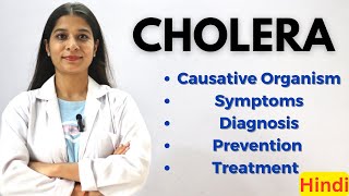 Cholera disease in Hindi  Causes Symptoms Pathophysiology Diagnosis amp Treatment  Notes [upl. by Hainahpez]