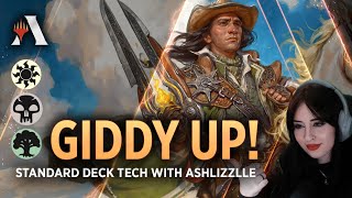 Giddy Up  Abzan Mounts  Standard Deck Tech with Ashlizzlle  MTG Arena [upl. by Thora704]