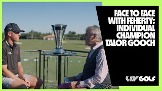 Face to Face with Feherty Individual Champion Talor Gooch  Miami 2023 [upl. by Sapers]