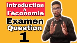 introduction à léconomie Examen Présentez les différents pensées économiques [upl. by Nodnelg]