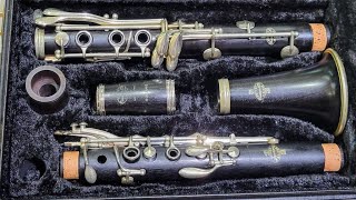 Vintage BuffetCrampon A Clarinet 1935 [upl. by Boccaj]