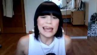 Jessie J Singing Mama Knows Best In Her Bedroom [upl. by Leirbag]