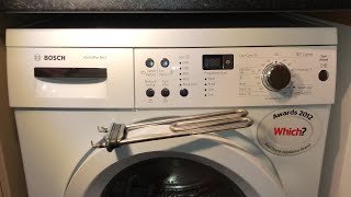 How To Replace A Heater Element on a Bosch Washing Machine [upl. by Denby441]