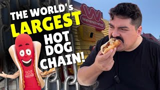 Glizzy Nation tries TOO MANY Hot Dogs at Wienerschnitzel  Are they any good [upl. by Elaynad]