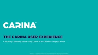 The Carina User Experience in the Dentrix Imaging Center [upl. by Dolan]