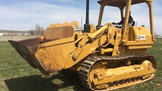 19711975 Cat 955 L Track Loader 3304 130 Hp Diesel Engine Showing 623 Hrs [upl. by Atteselrahc]