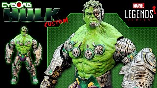 CyborgMecha Hulk Custom  Marvel Legends  Marvel Select  McFarlane Toys  Action Figure Review [upl. by Notgnimer]