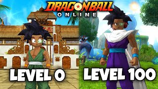 Leveling up in the Dragon Ball MMO youve never heard of [upl. by Kimmy]