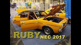 Mk3 Cortina  Project Ruby NEC Classic Car Show 2017 [upl. by Rramed874]