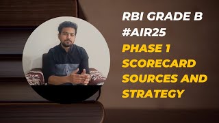 RBI GRADE B  Phase 1  Sources and Strategy  Shreyash Vajir [upl. by Manson]