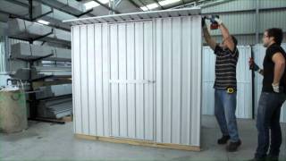 Shed Assembly  Flat or Sloping Roof  Garden Master Sheds [upl. by Nnylacissej]