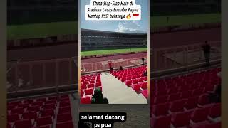 Stadion Papua Lukas Enembe siap menyambut timnas bermain dengan Bahrain dan Chinatimnasfifa [upl. by Vasiliu]