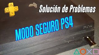 Cómo Reparar o restaurar PlayStation 4 usando las opciones de recuperación  Modo Seguro de PS4 [upl. by Raviv167]