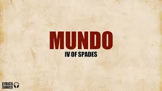 Mundo Lyrics [upl. by Lehsar]