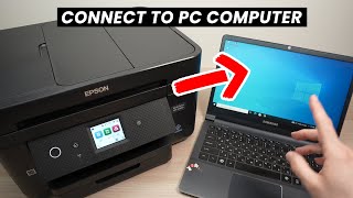 How to WIFI Setup Your Epson WorkForce WF2960 amp WF2860 With PC Windows Computer [upl. by Georgeta977]