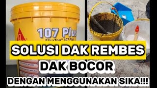 CARA MENGGUNAKAN SIKA 107 PLUS [upl. by Ahsilahs78]