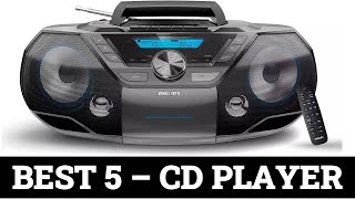 Top 5 Best CD Player 2024 [upl. by Eintirb275]