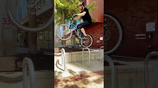 playing around in post comp ride 😜 trialsriding trials streettrials [upl. by Hackett]