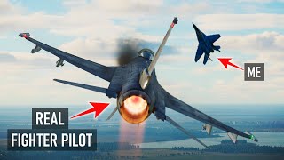 Can I Beat a Real Fighter Pilot in DCS  F16 Vs MiG29  Force Feedback Stick [upl. by Husha]