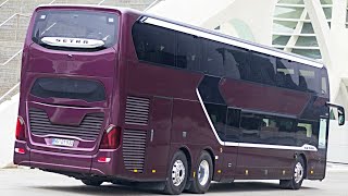 SETRA TopClass S 531 DT – DOUBLE DECKER LUXURY BUS  interior exterior and drive [upl. by Alexine]