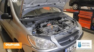 Hyundai Getz 10000 km Bakım Nasıl Yapılır   Getz oil change and periodic maintenance [upl. by Baxter]