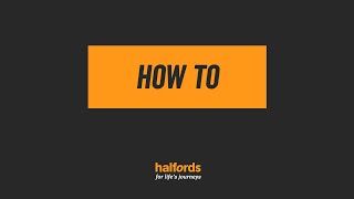 How to Fit a Halfords Advanced Roof Mount Cycle Carrier [upl. by Alat568]