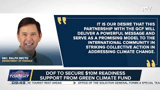 DOF to secure 10M readiness support from green climate fund [upl. by Drake874]