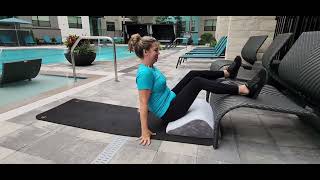 Reduce pelvic organ prolase symptoms easy exercise and breathing activity [upl. by Edyak666]