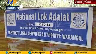 National Lok Adalat  Conducted by District Legal Authority  at Warangal [upl. by Ocana]