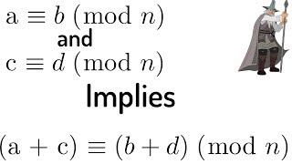 Congruence Modulo n Addition Proof [upl. by Diella910]