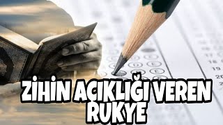 ZİHİN AÇIKLIĞI VEREN RUKYE  EYMEN RUKYE [upl. by Nyleimaj]