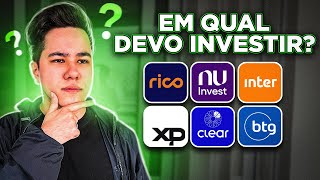 QUAL A MELHOR CORRETORA PARA INVESTIR EM 2024 GUIA DEFINITIVO [upl. by Htebesile883]