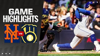 Mets vs Brewers Game Highlights 92924  MLB Highlights [upl. by Atikam245]