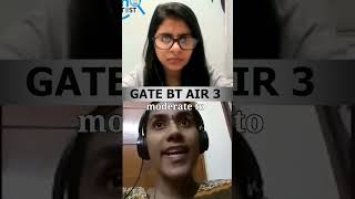 GATE Topper On Diffculty Level Of Gate Examination gatebt iit mtech btech [upl. by Acenes]