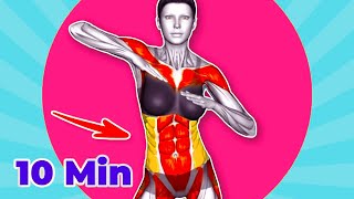 ➜ SCULPT YOUR WAISTLINE FAST ➜ 10 Amazing Side Exercises [upl. by Sinnel135]