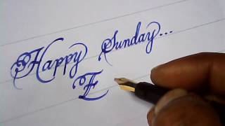 Amazing handwriting with fountain pen  impressive hand writing  mazic writer [upl. by Kinata380]