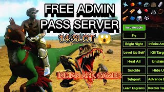 ark mobile free admin pass server 14slot 😱 [upl. by Telracs]