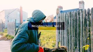 DJI Neo Airedale Terrier Neighborhood Walk Baltimore [upl. by Hanid197]