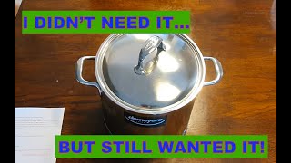 Quick Look and Comparison  Demeyere Atlantis 24cm 8L Stockpot [upl. by Aldis]