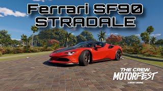 Ferrari SF90 Stradale Unleashing Hybrid Power in The Crew Motorfest [upl. by Yecrad]